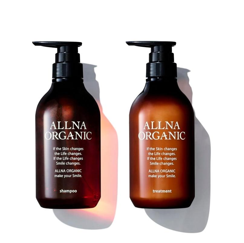 ALLNA ORGANIC 有機 植物性 洗髮乳&潤髮乳套装 各500ml ▲無添加 無著色 無香料▲