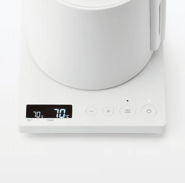 MUJI 無印良品 電熱水壺 附控溫功能 0.8L MJ-KEC08