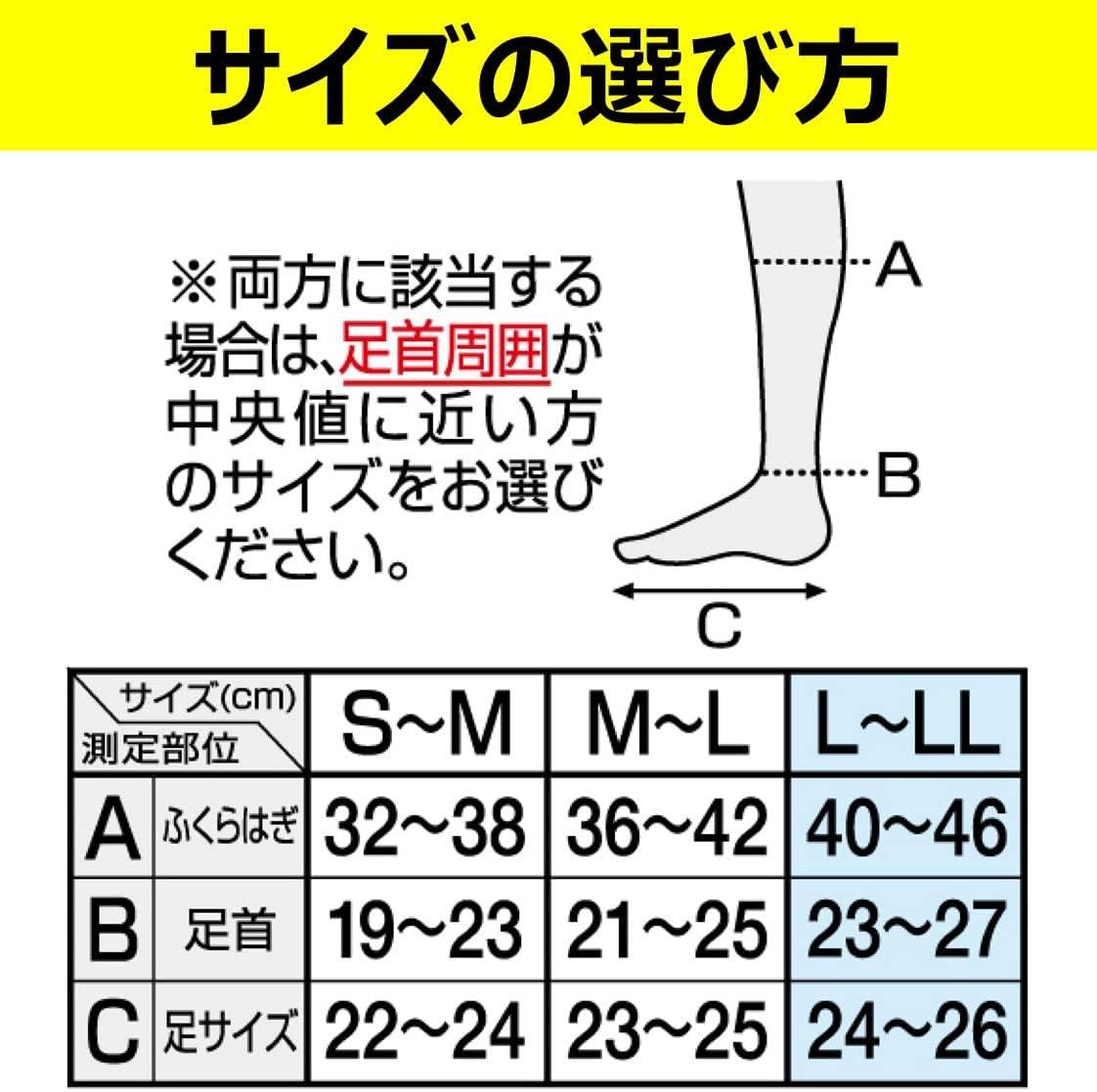 SLIMWALK 孅伶 Medical 淋巴高筒襪 黑色