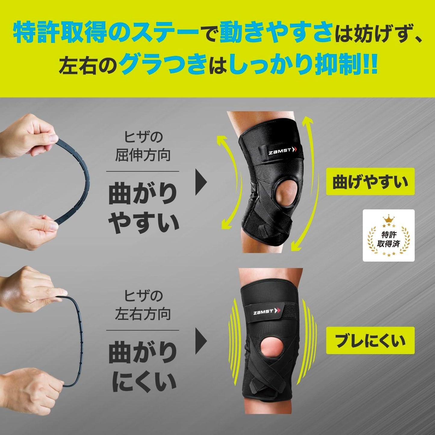ZAMST ZK-PROTECT ZK系列 運動護膝  膝蓋護具 排球 西田有志愛用 足球 滑雪
