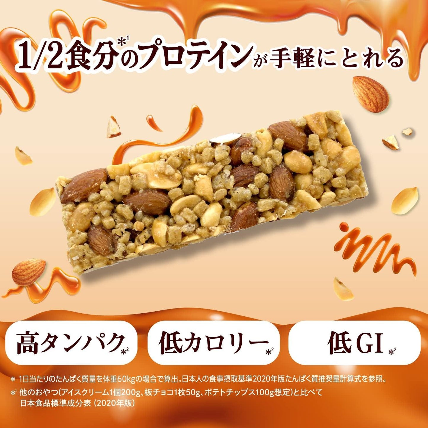 家樂氏 kellogs 材料超豐富 蛋白棒 焦糖堅果味 12 件裝