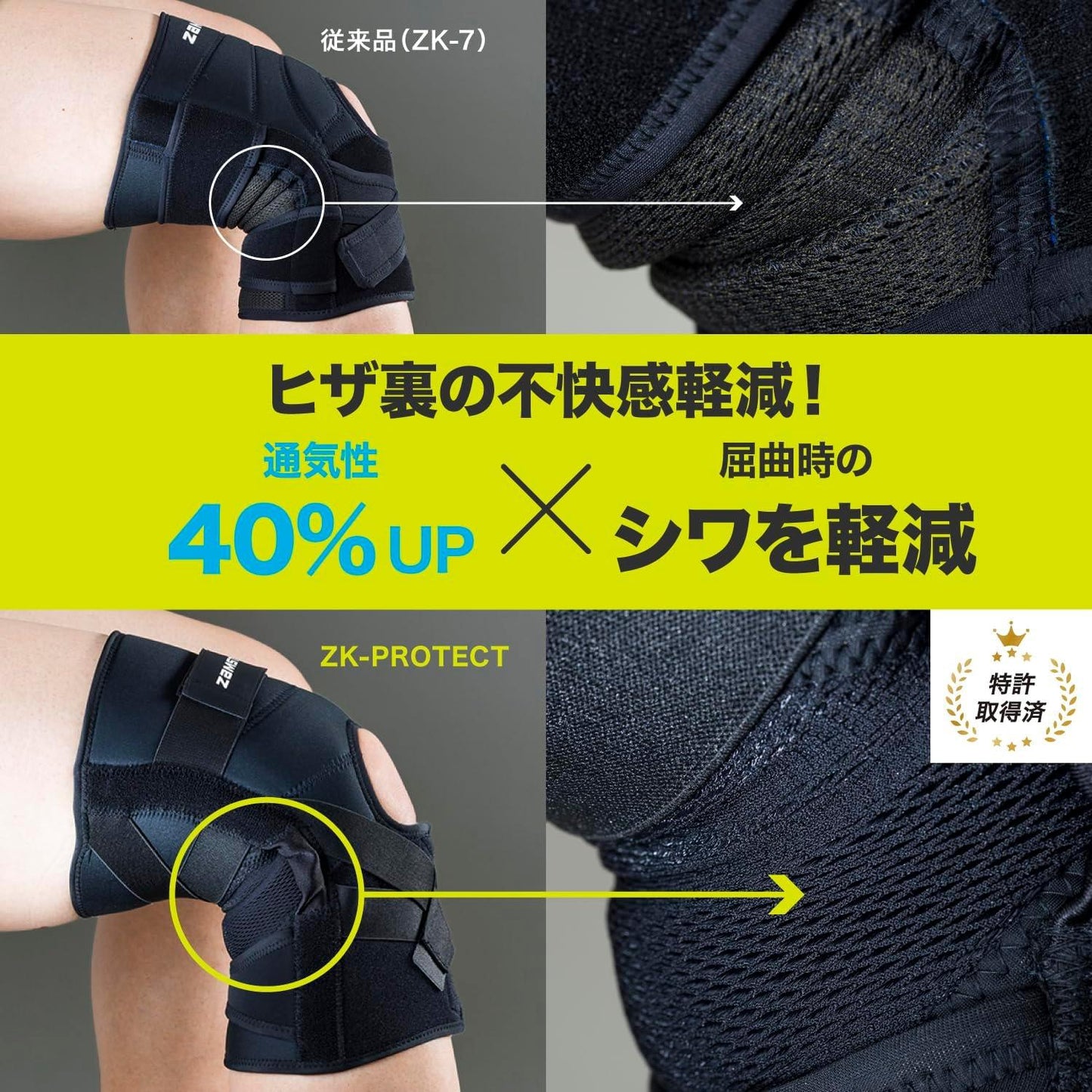ZAMST ZK-PROTECT ZK系列 運動護膝  膝蓋護具 排球 西田有志愛用 足球 滑雪