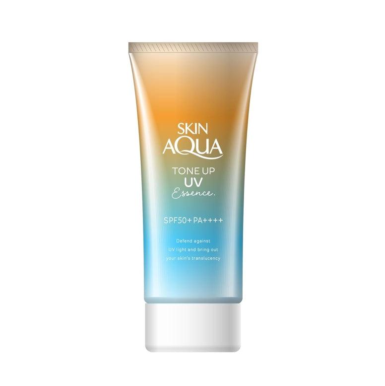 樂敦 Rohto Skin Aqua 水潤肌柔光透亮防曬精華 80g(四色可選)