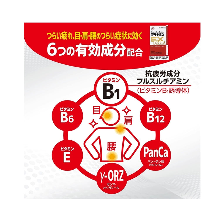 26年2月 合利他命製藥 ALINAMIN EX PLUS 強效錠 第3類医薬品 270錠