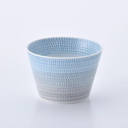 波佐見燒 放射刻紋杯｜一真窯 茶杯 蕎麥麵杯｜日本製（五色可選）