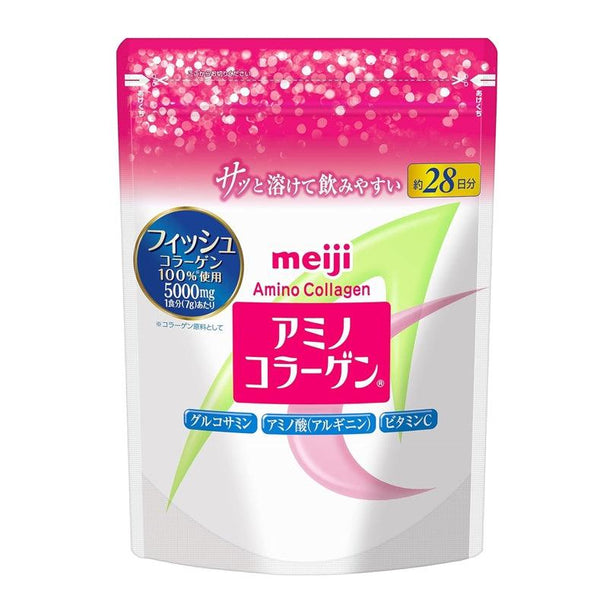 明治 meiji 氨基膠原蛋白粉 196g 約28日分