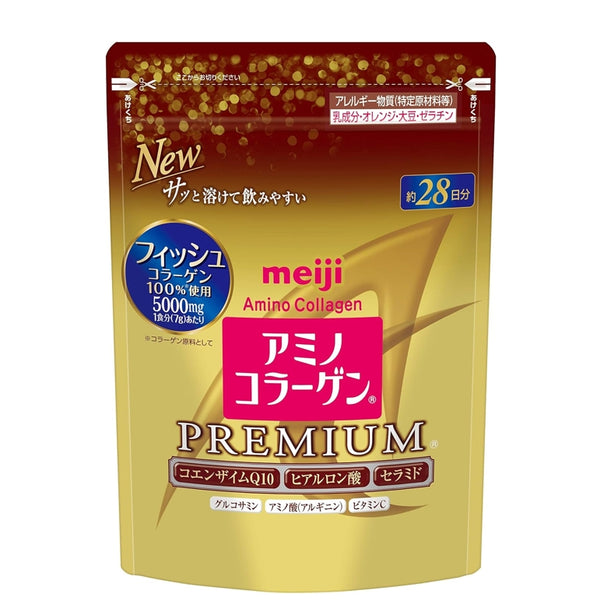 【meiji明治】日本明治 豪華版金色加強版 膠原蛋白粉 28日 196g 全新包裝