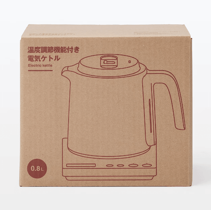 MUJI 無印良品 電熱水壺 附控溫功能 0.8L ＭJ－KEC08