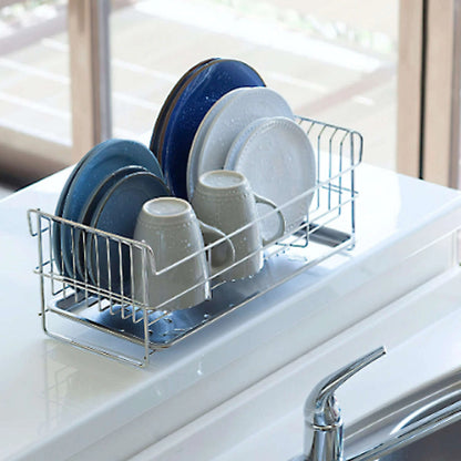 日本燕三條 Smart 不鏽鋼水切架｜水槽上瀝水籃｜大容量廚房收納｜日本製