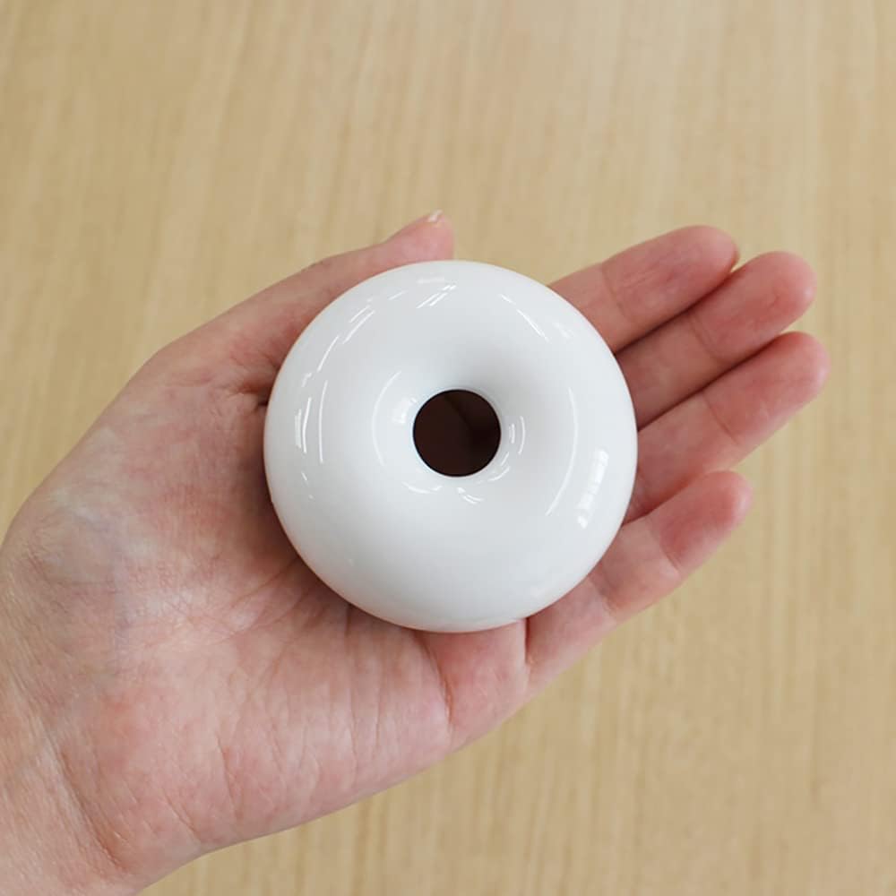 日本製 ORIGAMI 茶筅立て｜白磁 陶瓷茶筅架｜美濃燒 抹茶茶道配件