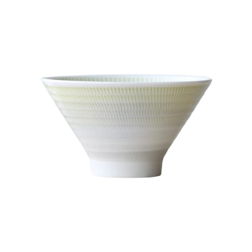 波佐見燒 富士刻紋飯碗｜一真窯 手作茶碗｜飛鉋刻紋 日本製（四色可選）