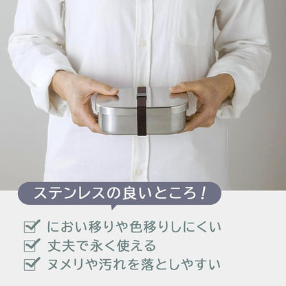 日本製 燕三條 TSUBAME 18-8 不鏽鋼便當盒 M｜極簡雙層餐盒｜自煮上班族首選 47261 下村企販