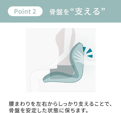 MTG Style PREMIUM 系列 骨盆支撐坐墊 日本製 人體工學 坐姿輔助