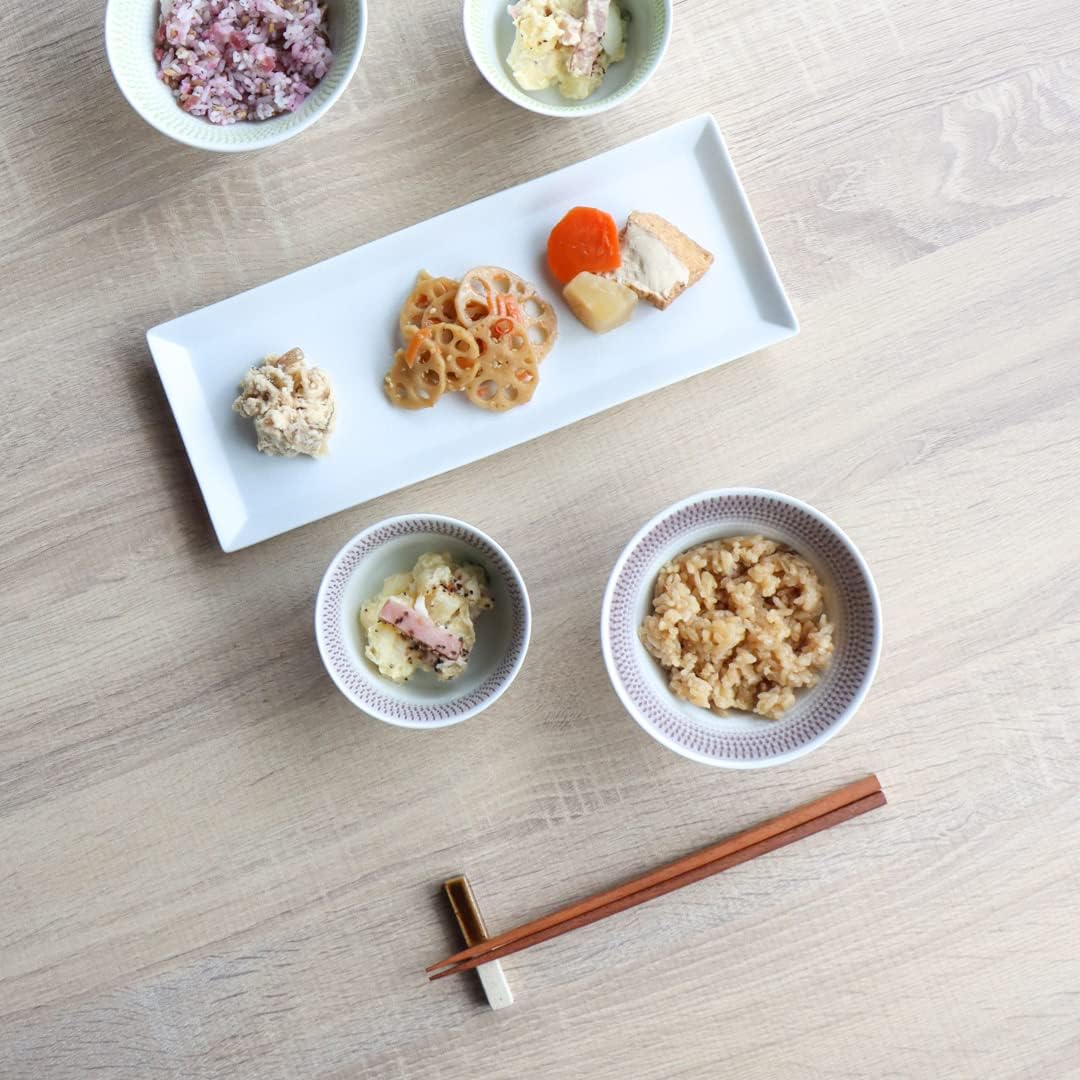 波佐見燒 富士刻紋飯碗｜一真窯 手作茶碗｜飛鉋刻紋 日本製（四色可選）