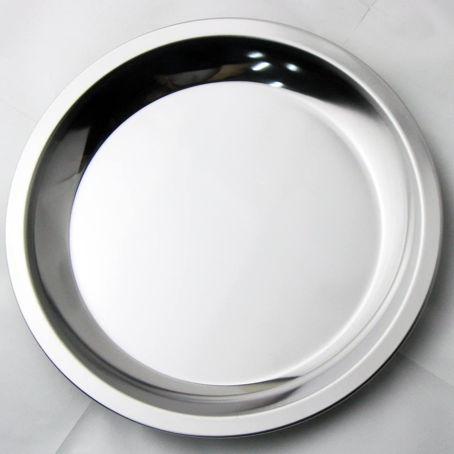 日本製 燕三條 不鏽鋼圓形托盤 20.7cm｜料理備料・餐桌擺盤兩用｜NAGAO