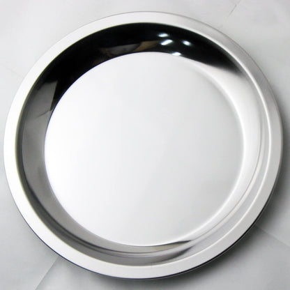 日本製 燕三條 不鏽鋼圓形托盤 20.7cm｜料理備料・餐桌擺盤兩用｜NAGAO