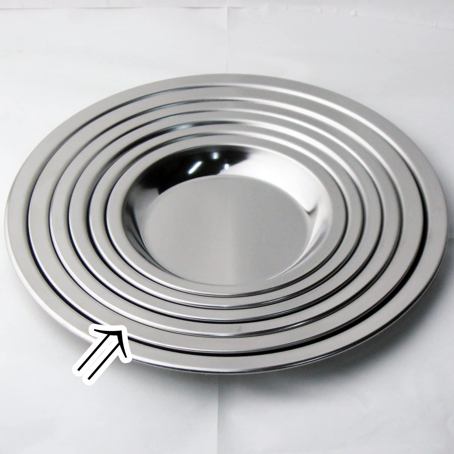 日本製 燕三條 不鏽鋼圓形托盤 20.7cm｜料理備料・餐桌擺盤兩用｜NAGAO