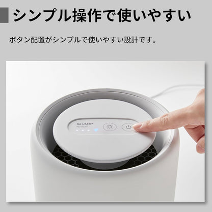 Sharp 夏普 FU-SC01-W 空氣清淨機｜Plasmacluster 7000｜6畳適用 小型夜燈款