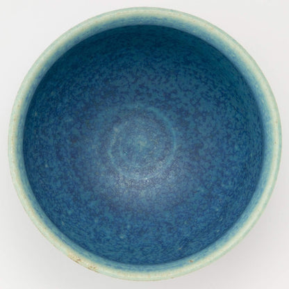 信樂燒 青彩釉陶杯 340ml｜日本製 手作杯