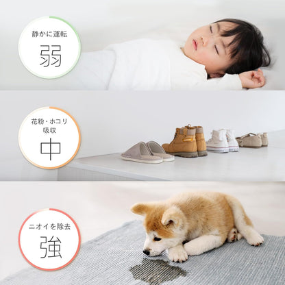 Levoit Core Mini 桌上型空氣清淨機｜小空間靜音設計 × HEPA濾網｜白色