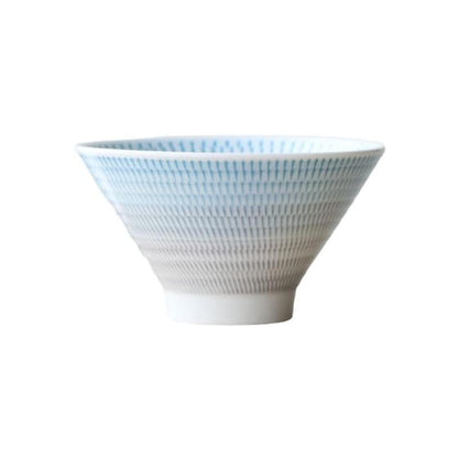 波佐見燒 富士刻紋飯碗｜一真窯 手作茶碗｜飛鉋刻紋 日本製（四色可選）