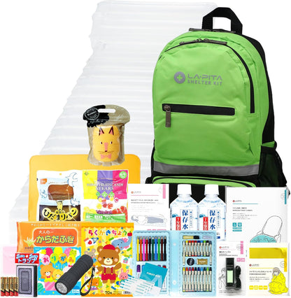 LA･PITA  兒童防災包 18 點組 避難包 地震防災 緊急救難