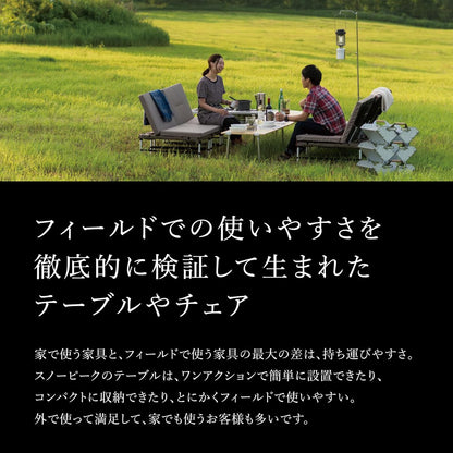 Snow Peak 露營椅 Low Chair 30 LV-091BR（棕色）｜日本製 折疊露營椅