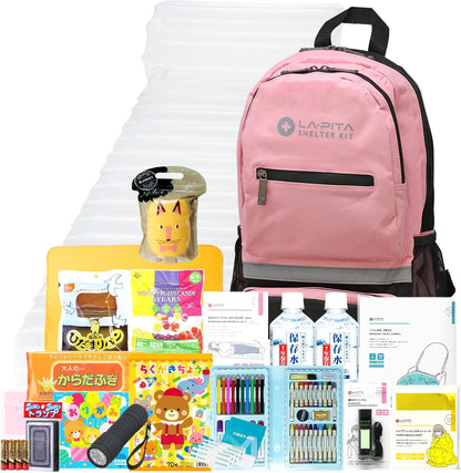 LA･PITA  兒童防災包 18 點組 避難包 地震防災 緊急救難