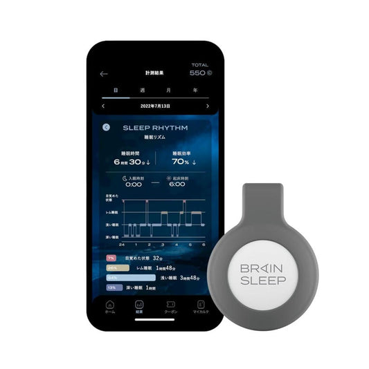 Brain sleep 睡眠追蹤器 高精度睡眠分析 可視化紀錄 非醫療監測裝置