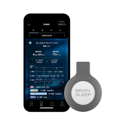 Brain sleep 睡眠追蹤器 高精度睡眠分析 可視化紀錄 非醫療監測裝置