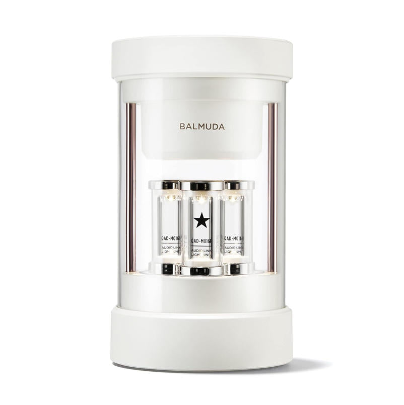 BALMUDA The Speaker M01A-BK 無線藍牙音響｜燈光律動 × 沉浸式音效｜黑色 白色