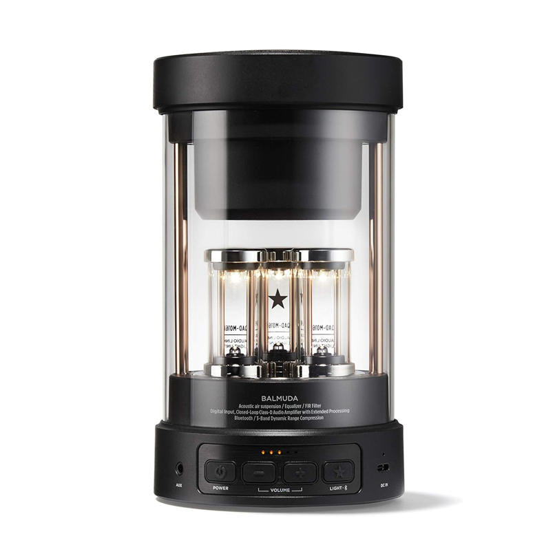BALMUDA The Speaker M01A-BK 無線藍牙音響｜燈光律動 × 沉浸式音效｜黑色 白色