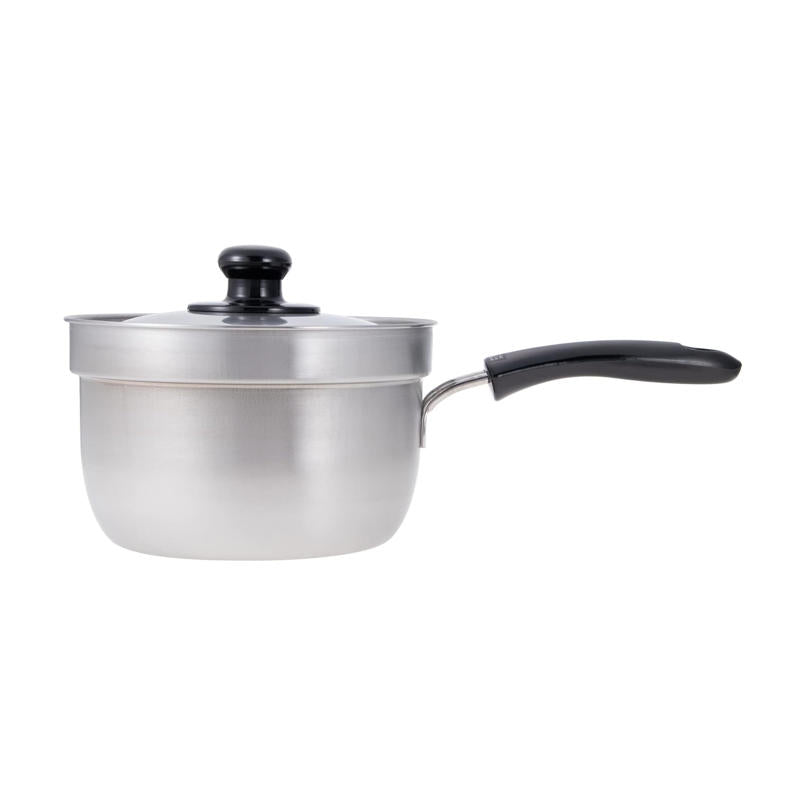 日本燕三條 18cm 不鏽鋼單手鍋｜防溢設計 附蓋｜電磁爐/瓦斯通用｜和平Freiz 日本製