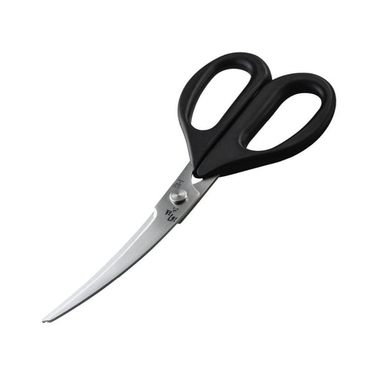 貝印 KAI 關孫六 彎曲廚房剪刀 DH3313｜日本製 關市刃物工藝 料理剪