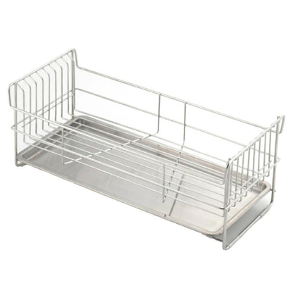 日本燕三條 Smart 不鏽鋼水切架｜水槽上瀝水籃｜大容量廚房收納｜日本製