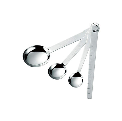 日本製 燕三條 下村工業 不鏽鋼量匙4件組｜一體成形刻度清晰｜料理烘焙必備 AKS-624