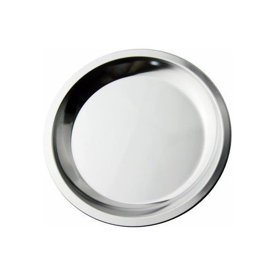 日本製 燕三條 不鏽鋼圓形托盤 20.7cm｜料理備料・餐桌擺盤兩用｜NAGAO