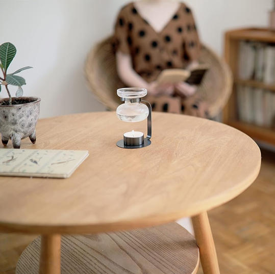 KINTO 日系極簡香氛精油暖燈 20322 黑色款｜精油燈｜蠟燭加熱式香氛爐｜送禮推薦