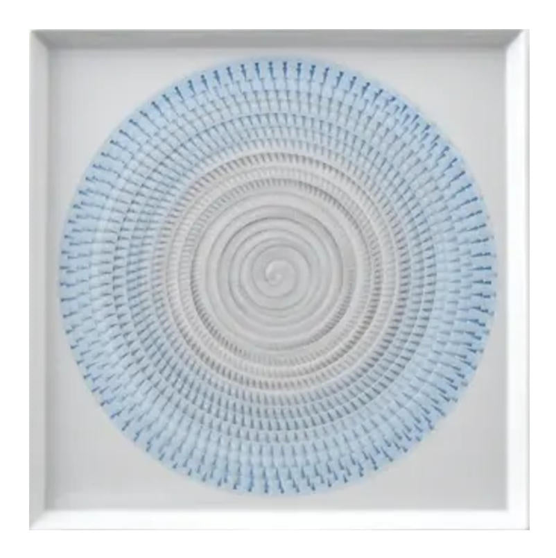 波佐見燒 漸層放射刻紋方皿 21cm｜一真窯 手作陶盤｜日本製（五色可選）