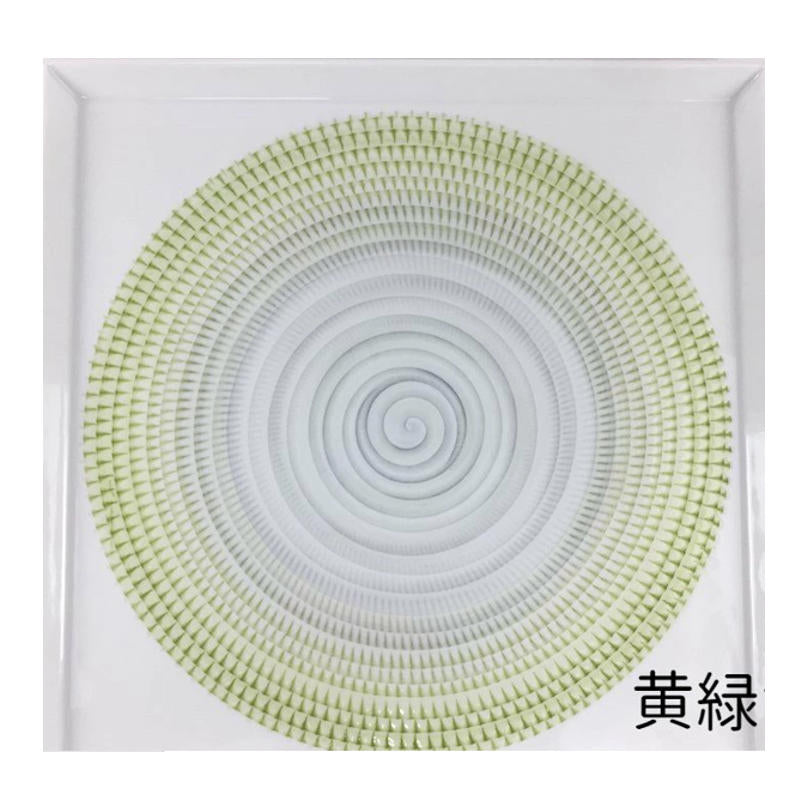 波佐見燒 漸層放射刻紋方皿 21cm｜一真窯 手作陶盤｜日本製（五色可選）