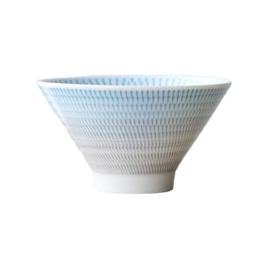 波佐見燒 富士刻紋飯碗｜一真窯 手作茶碗｜飛鉋刻紋 日本製（四色可選）