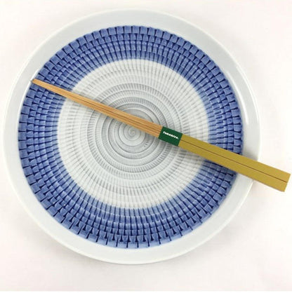 波佐見燒 色染流紋圓盤 21cm｜一真窯 手作陶盤｜日本製（五色可選）