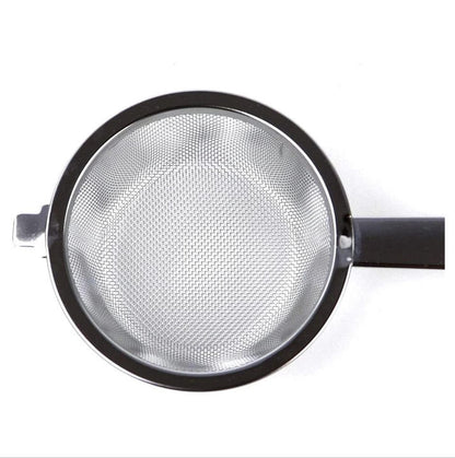 日本製 不鏽鋼抹茶篩粉器｜18cm 抹茶專用濾網｜燕市製 18-8鋼 芳香園