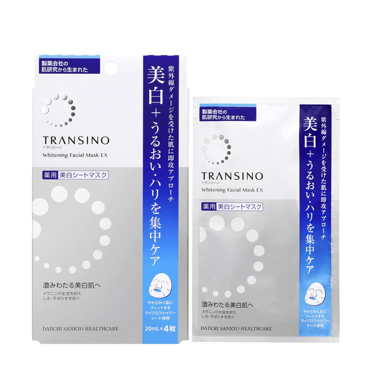 【TRANSINO】藥用淨白面膜4枚