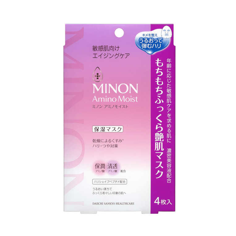 MINON 氨基酸保濕抗老面膜 4枚