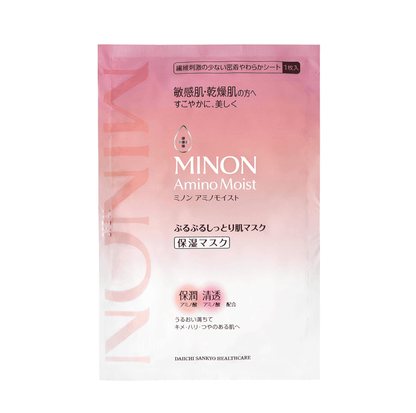 MINON 氨基酸水潤保濕修護面膜 4枚