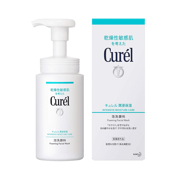 Curel 珂潤浸潤保濕泡沫洗面乳　150mL