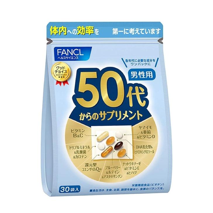 Fancl 芳珂 男性用綜合維他命 各年齡層 20歲 30歲 40歲 50歲 60歲（30袋入）