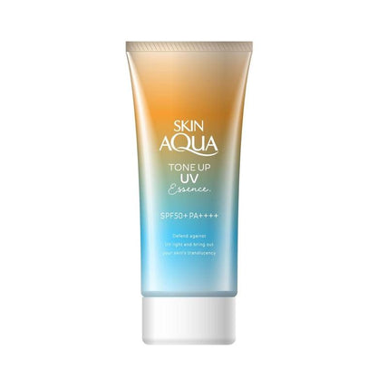 樂敦 Rohto Skin Aqua 水潤肌柔光透亮防曬精華 80g（四色可選）