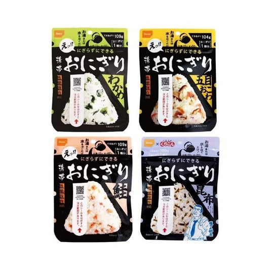 Onisi 尾西食品  飯糰 4種口味×2（5年保存期）防災食品 避難